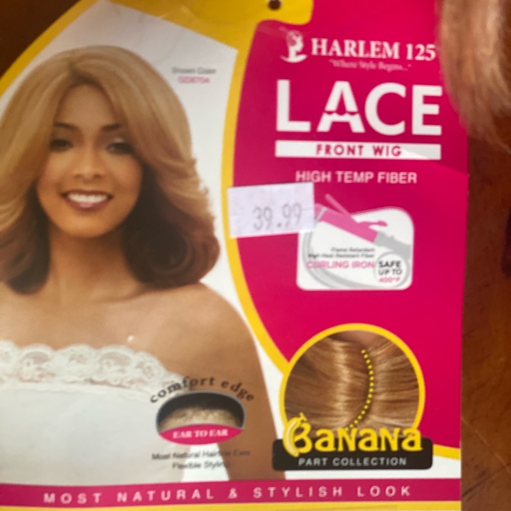 Lace Front Wig - Banana Blonde